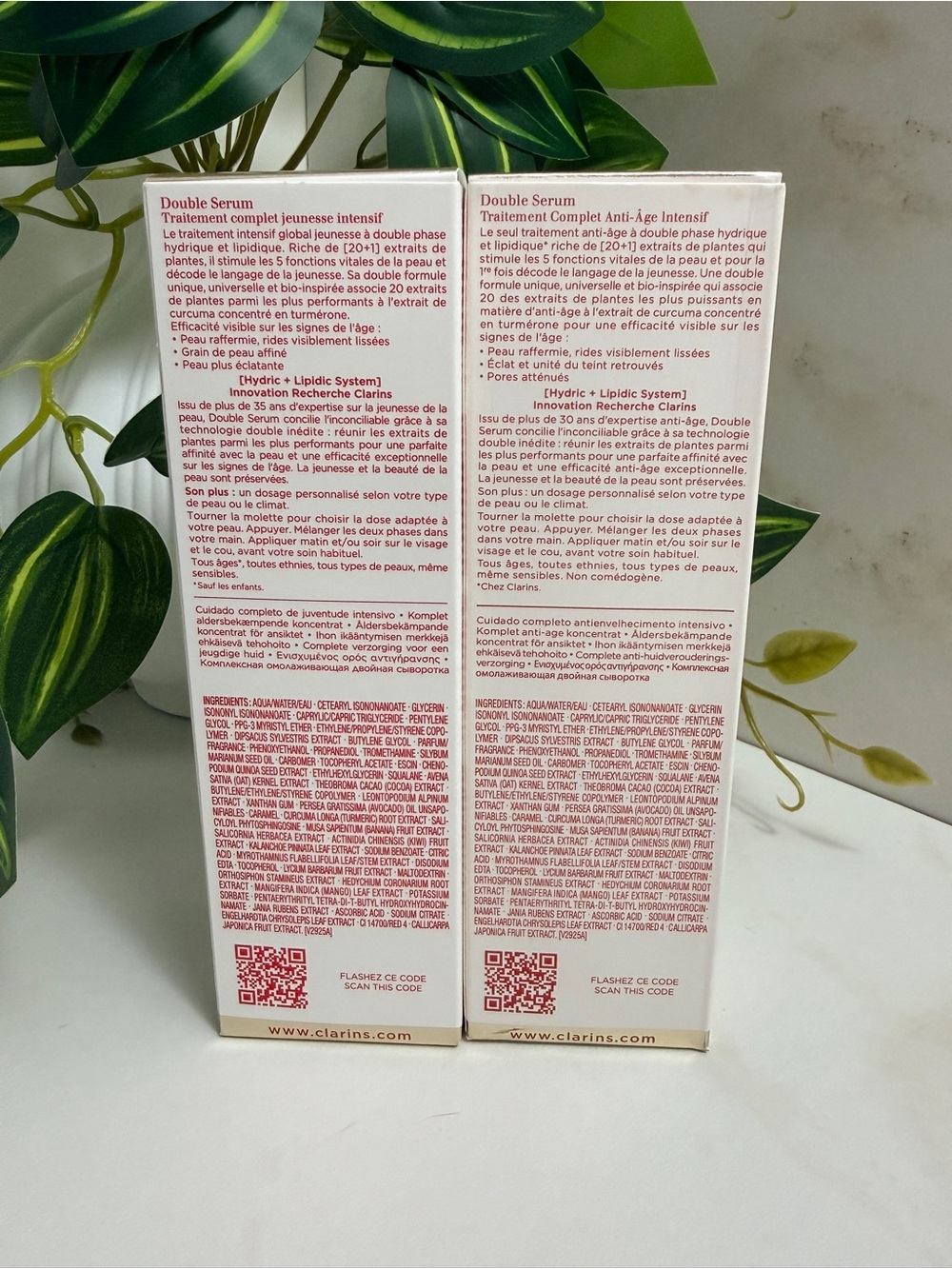 2x Clarins Double Serum Complete Age Control Concentrate - New - Picture 3 of 3